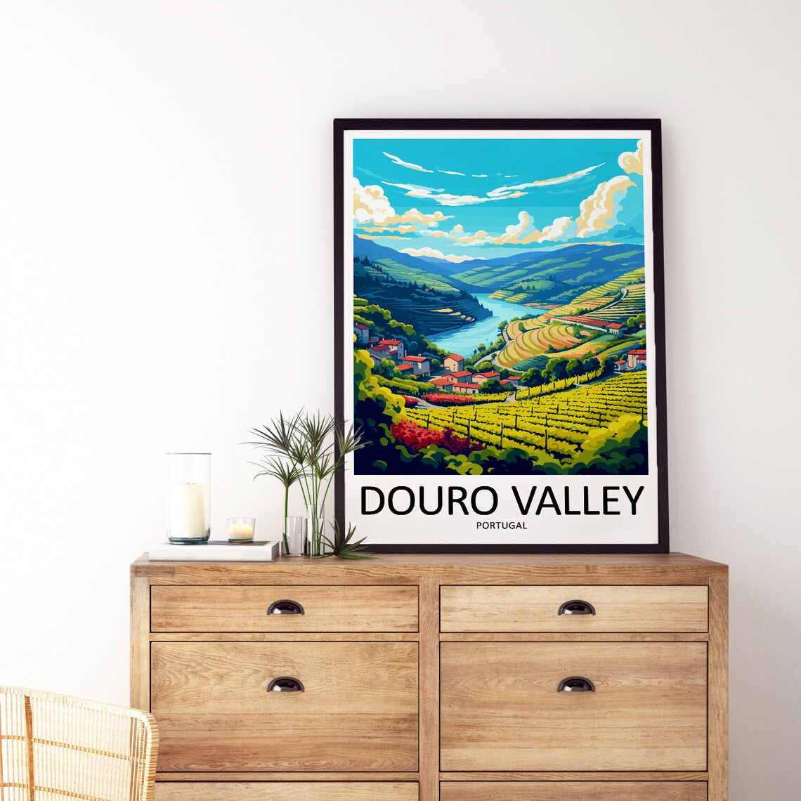 Douro Valley Travel Poster, Portugal Wall Decor - Image 3