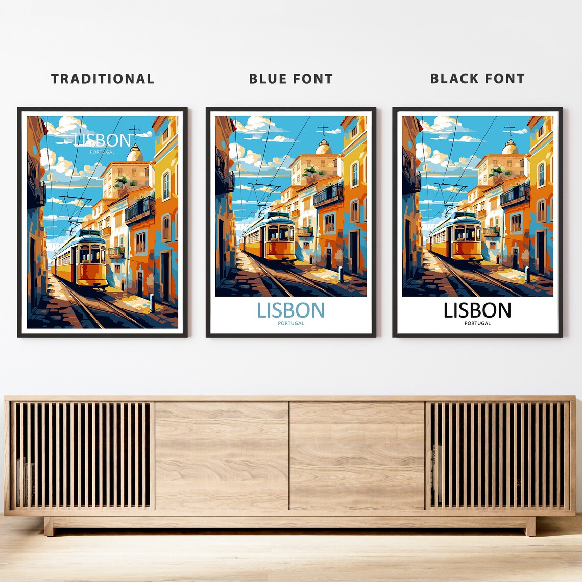 Lisbon Travel Print, Portugal Home Decor - Image 2