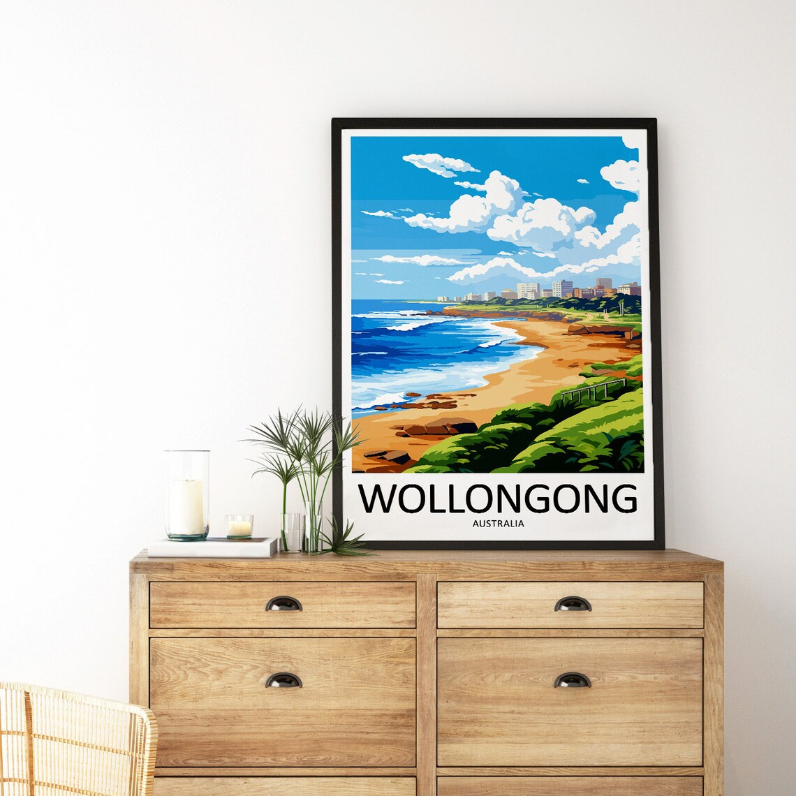 Wollongong Travel Poster, Australia Wall Decor - Image 3