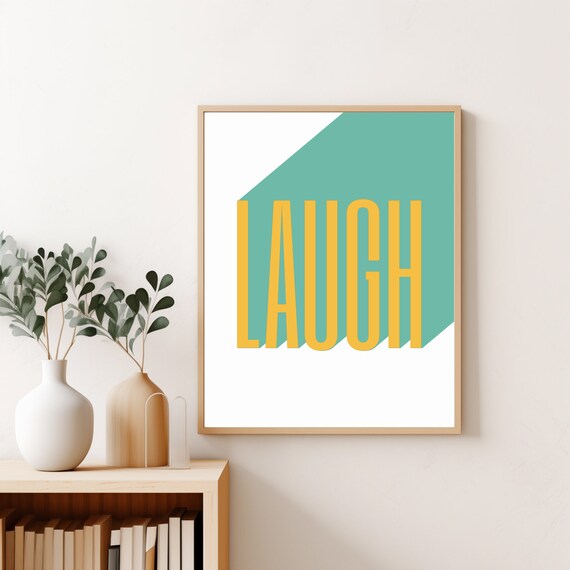 Dance Bold Typography Print Trendy Modern Word Wall Art Bold Retro Word Art Home Decor Dance Lover Gift Idea Trendy Print