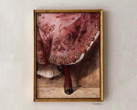 Maximalist Baroque Portrait Art Print