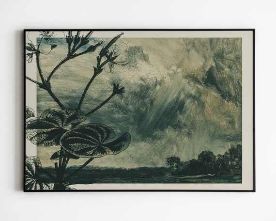 Dark Academia Decor Altered Artprintable Surreal Landscapealter Art Printeclectic Wall Decoreclectic Printvintage