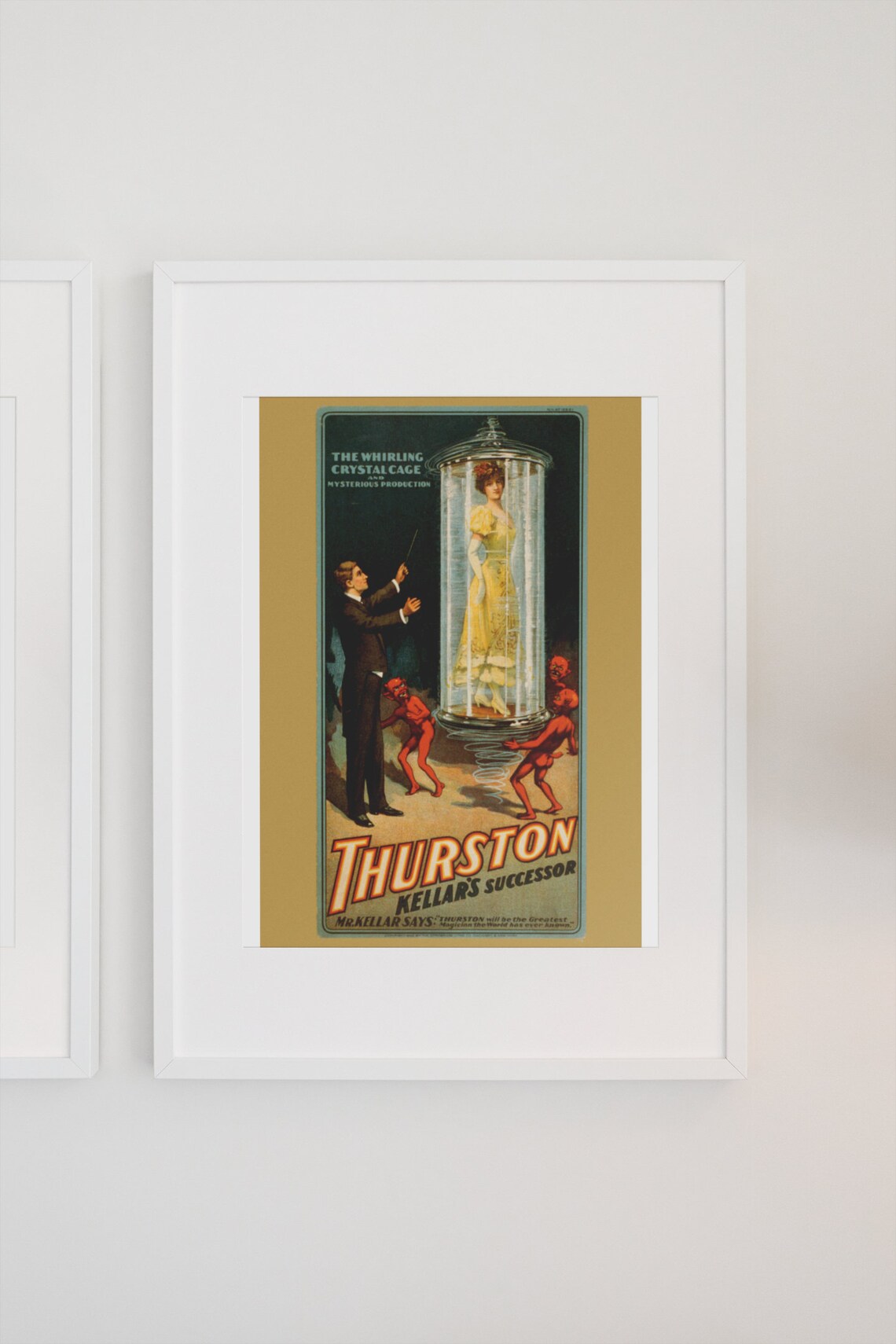 Thurston The Crystal Cage, Classic 1908 Magic Show - Image 3