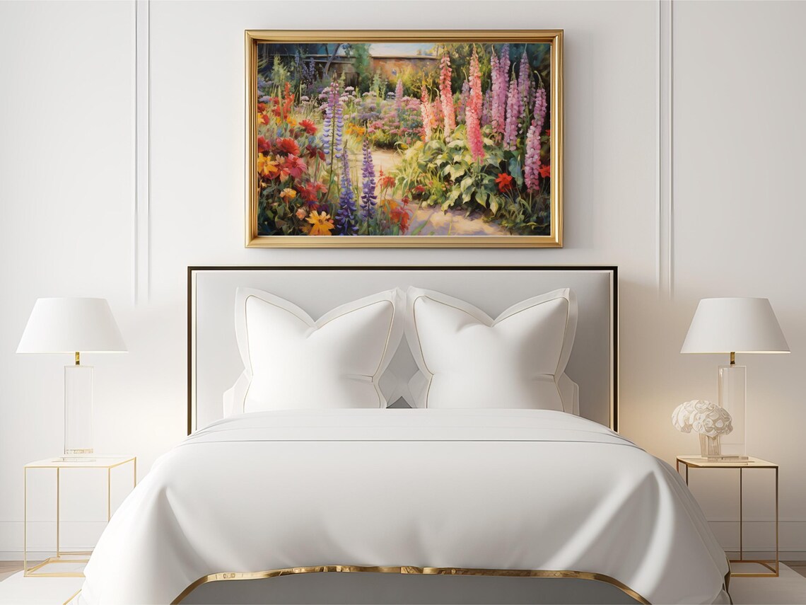 Vintage Country House Summer Garden, Rustic Landscape - Image 2