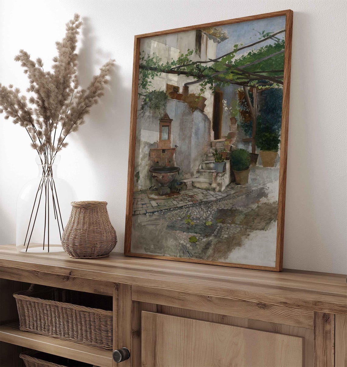 Vintage City Print Cityscape Wall Art Vintage Oil Painting Cottage Art Poster Home Decor Art Wa249 - Image 3