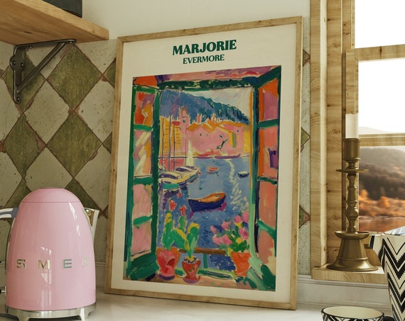 Marjorie Music Wall Art Print, Matisse Bedroom Decor