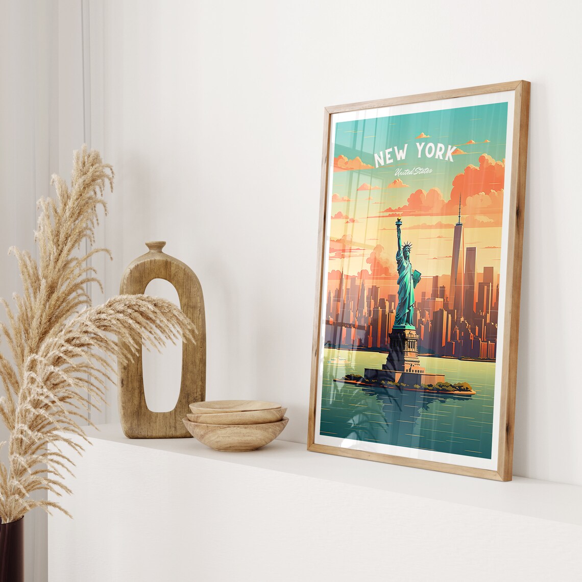 New York Vintage Travel Poster, NYC Art Print - Image 2
