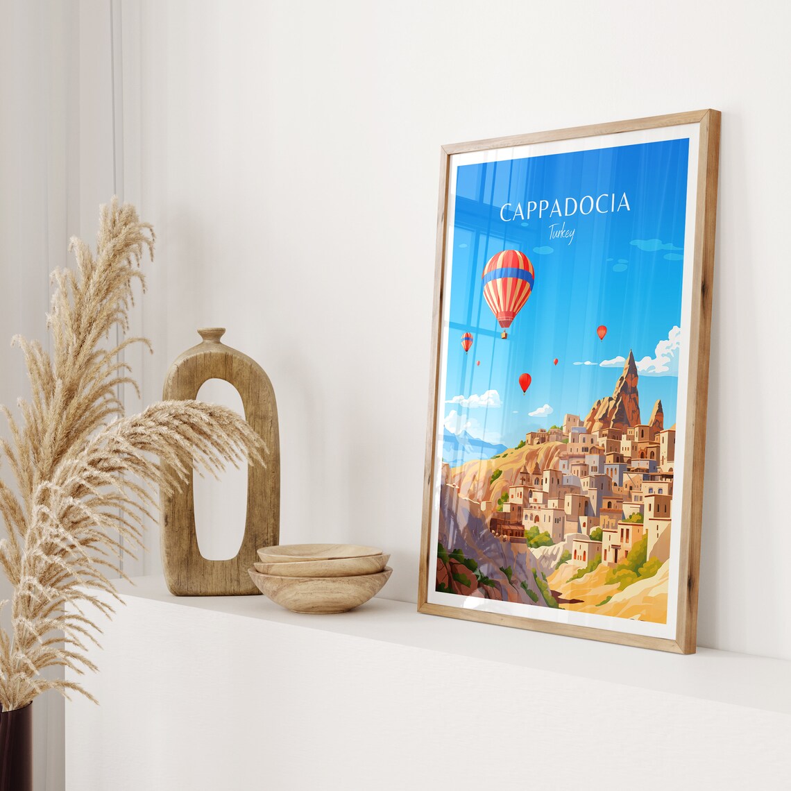 Cappadocia Travel Poster, Trkiye Art Print - Image 2