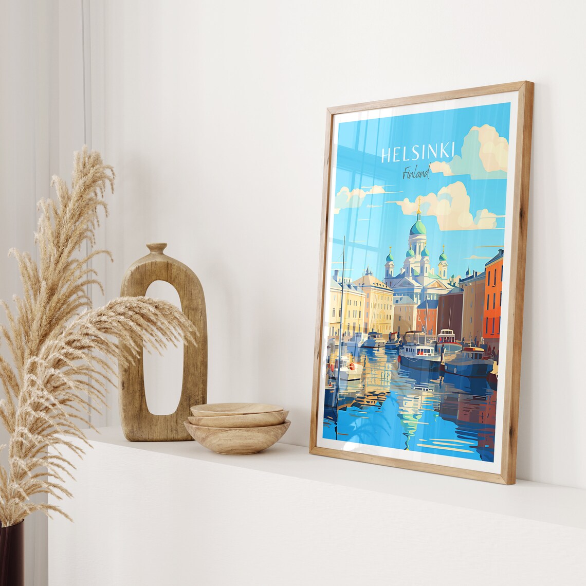 Helsinki Travel Poster, Finland Wall Art Print - Image 2