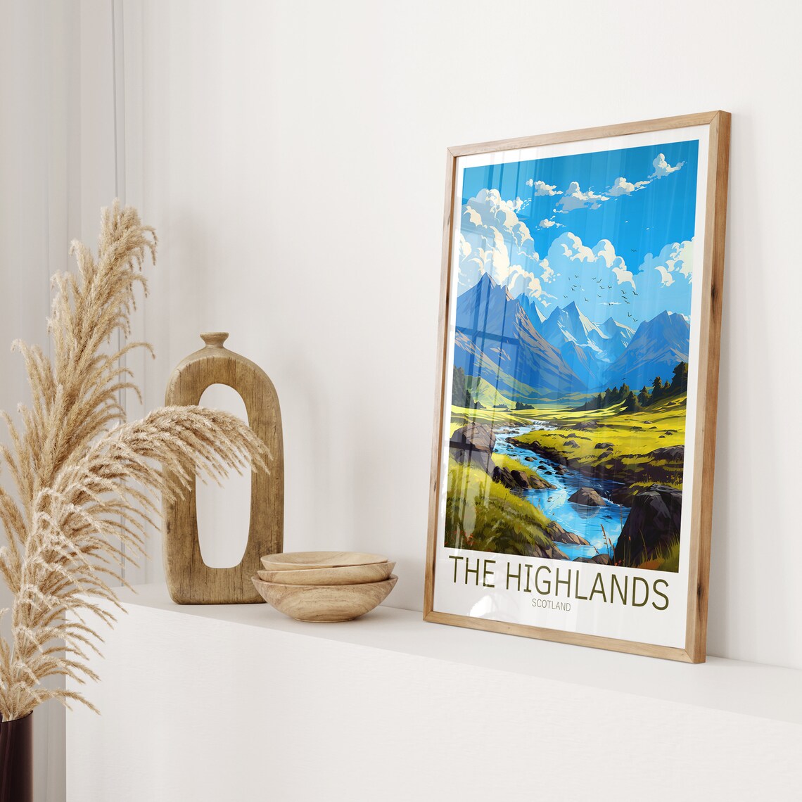 Highlands Travel Poster Scotland Vintage Poster - Image 2