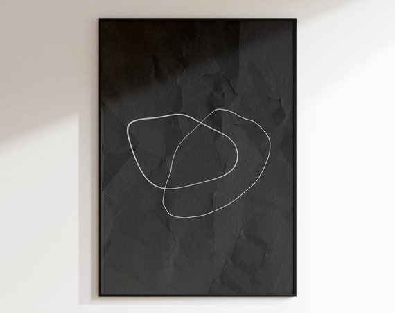 Abstract Art Print Neutral Minimalist Art Print Modern Minimalist Art Art Print Printed Art Print