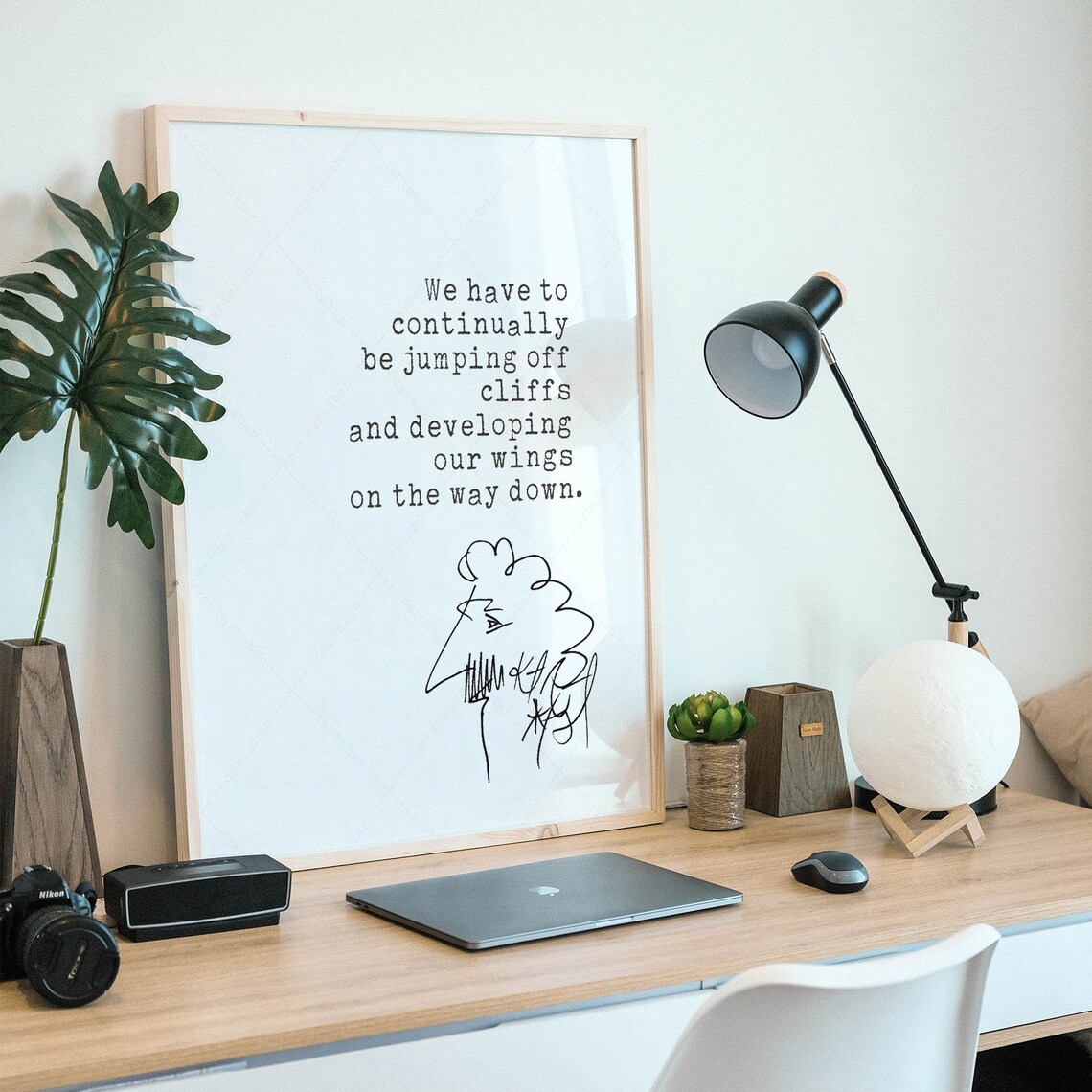 Kurt Vonnegut Quote Art Print for Book Lovers - Image 2