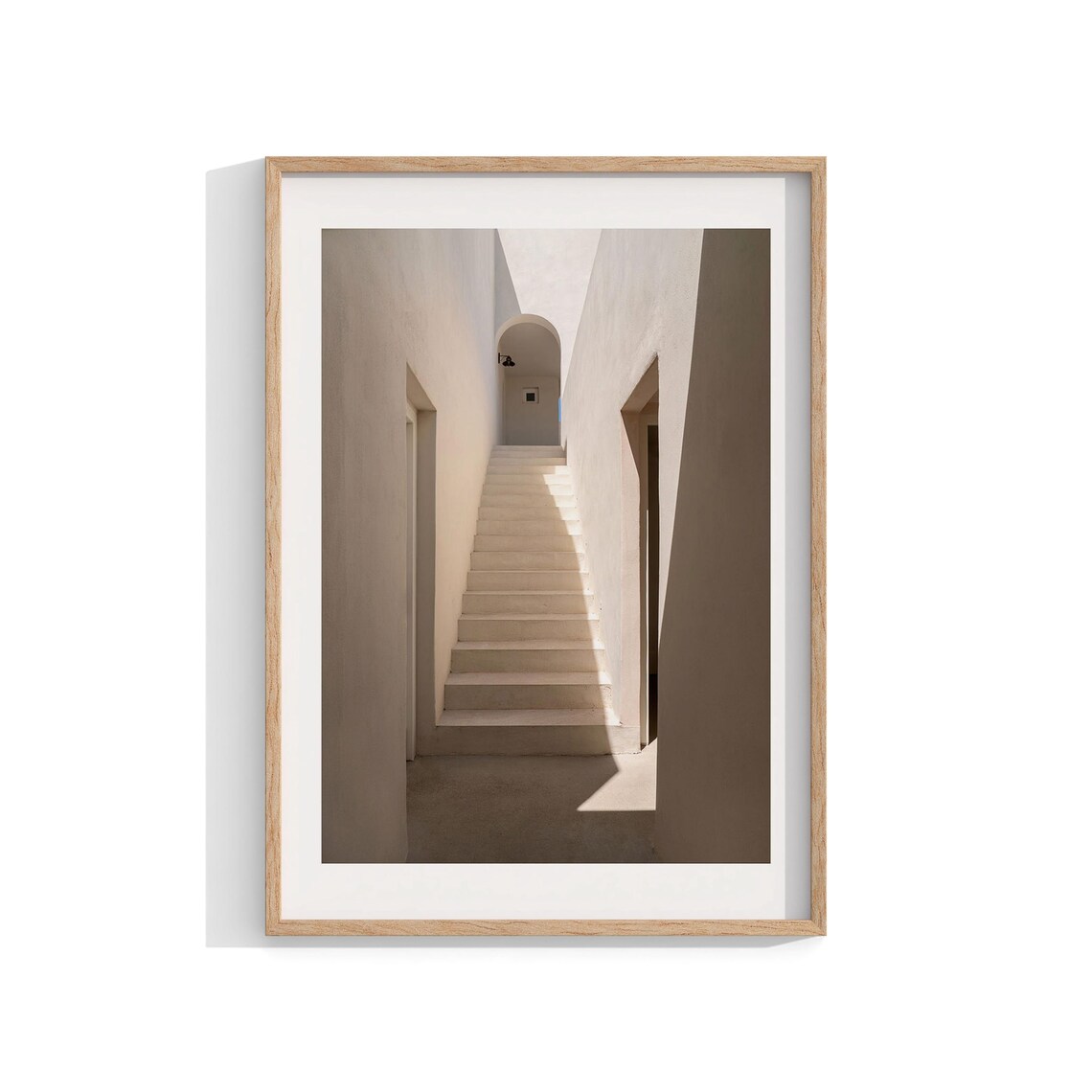 Staircase To The Light - Minimalist Architecture Art