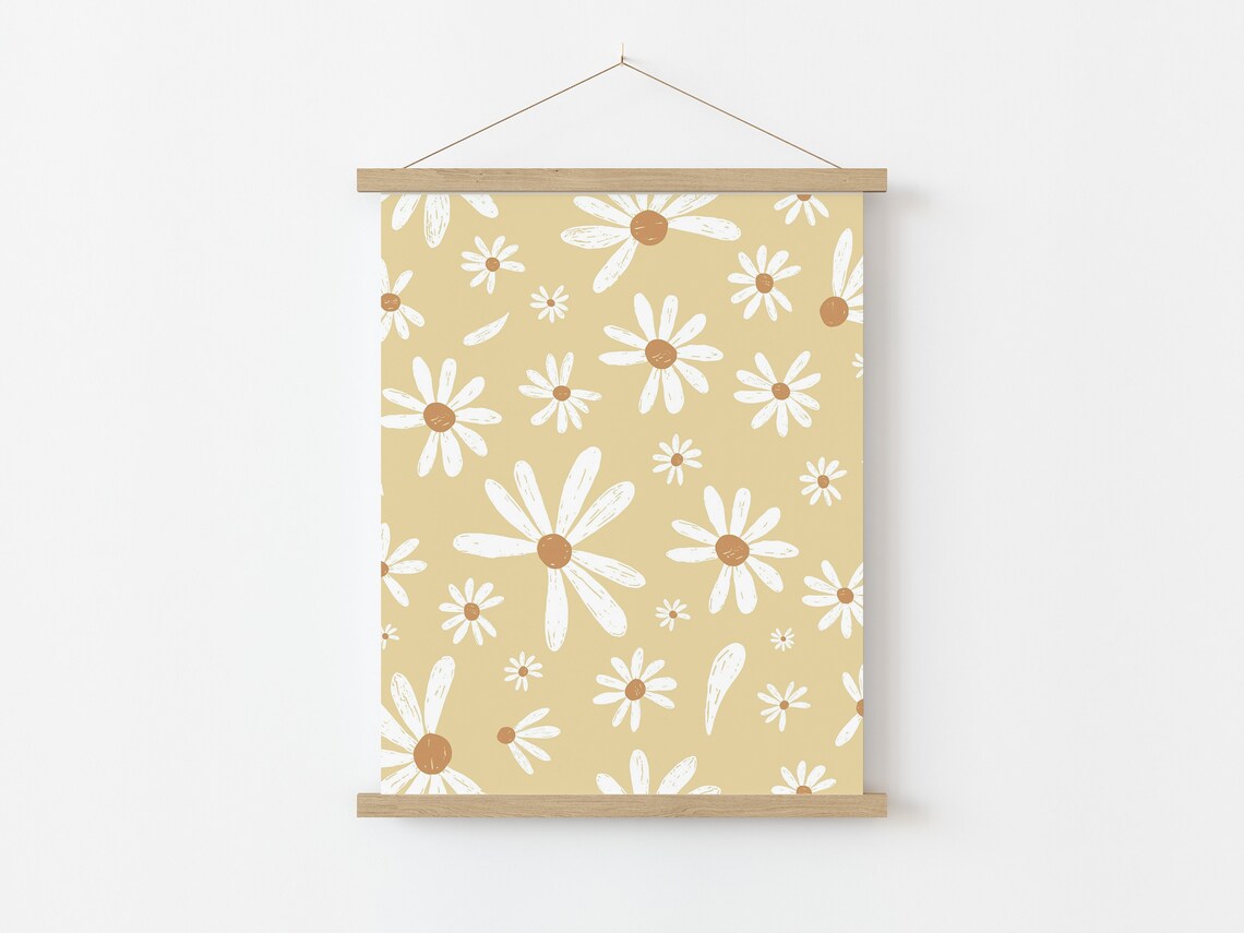 Spring Flowers Poster, Boho Easter Decor - Image 2