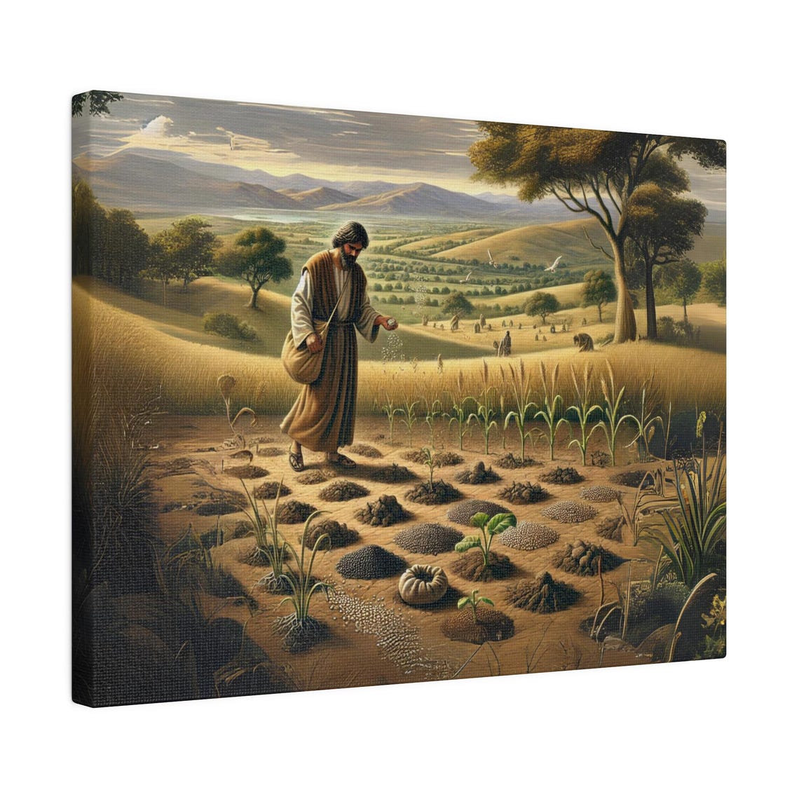 The Parable Of The Sower Matte Print Christian Inspired Artwork From Bible Stories Fast Shipping