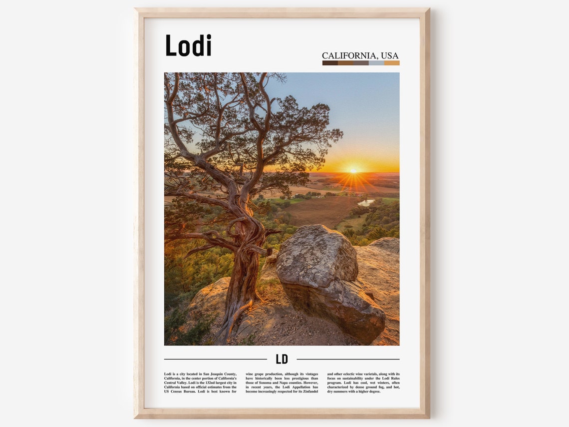 Lodi Print Lodi Poster Lodi Wall Art Minimal Travel Print Minimal City Poster Travel Destination Colorful City Print Oil Painting Poster