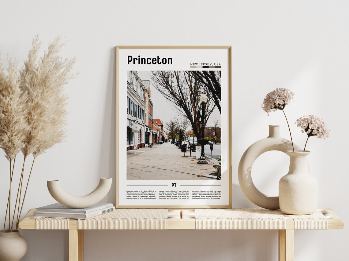 Princeton Poster Princeton Print Princeton Wall Art United States Photo United States Poster United States Print Travel Poster - Image 3