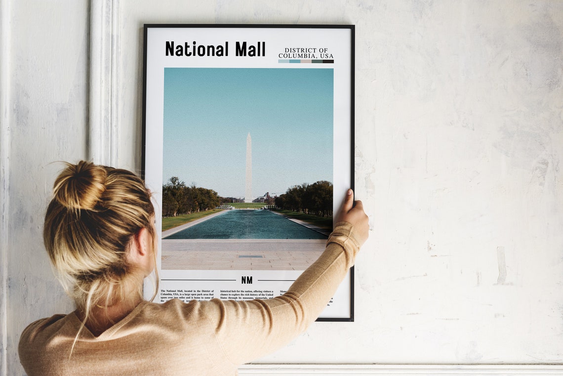 National Mall Poster National Mall Print National Mall Wall Art United States Photo United States Poster United States Print - Image 2