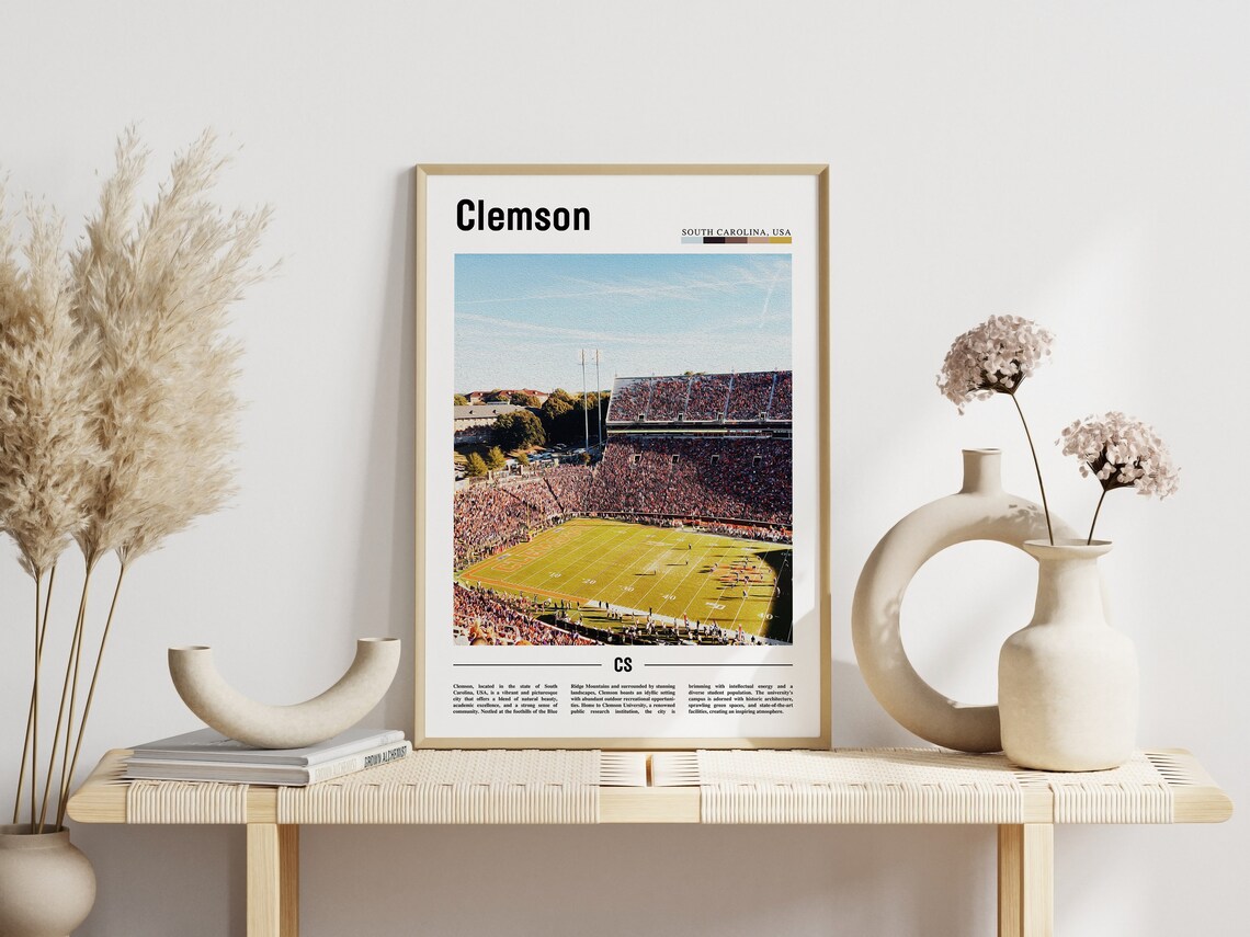 Clemson South Carolina College Football Stadium Game Day Photo Poster - Image 3