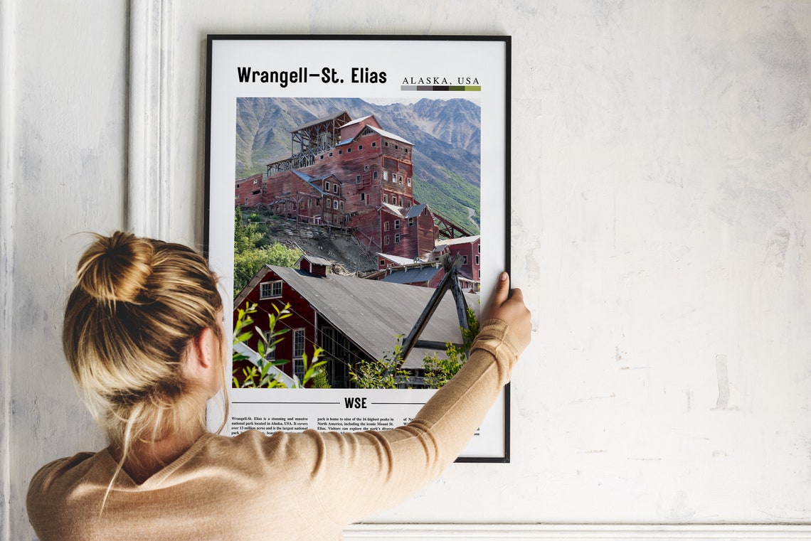 Wrangell St Elias Alaska Kennecott Mine Mill Photo Art Poster - Image 2