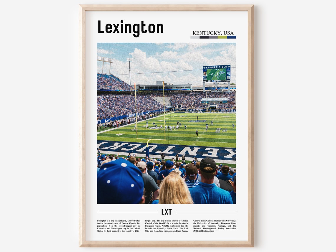 Lexington Poster Lexington Print Lexington Wall Art United States Photo United States Poster United States Print Travel Poster