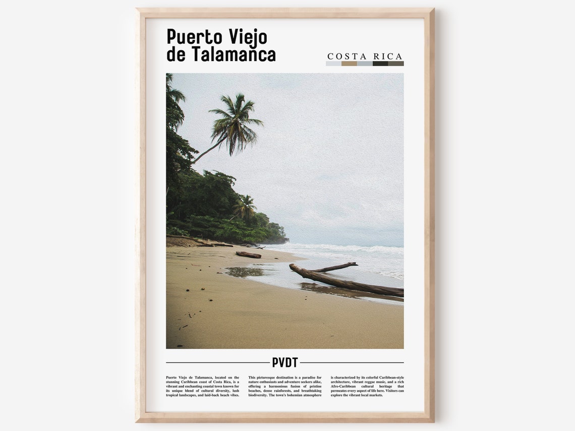 Puerto Viejo De Talamanca Poster Puerto Viejo De Talamanca Print Puerto Viejo De Talamanca Wall Art Oil Painting Poster