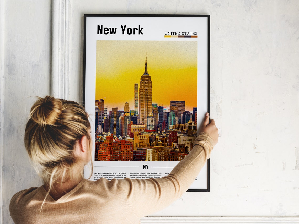 New York Poster New York Print New York Wall Art Ny Photo Ny Poster Ny Print New York Photo Travel Poster - Image 2