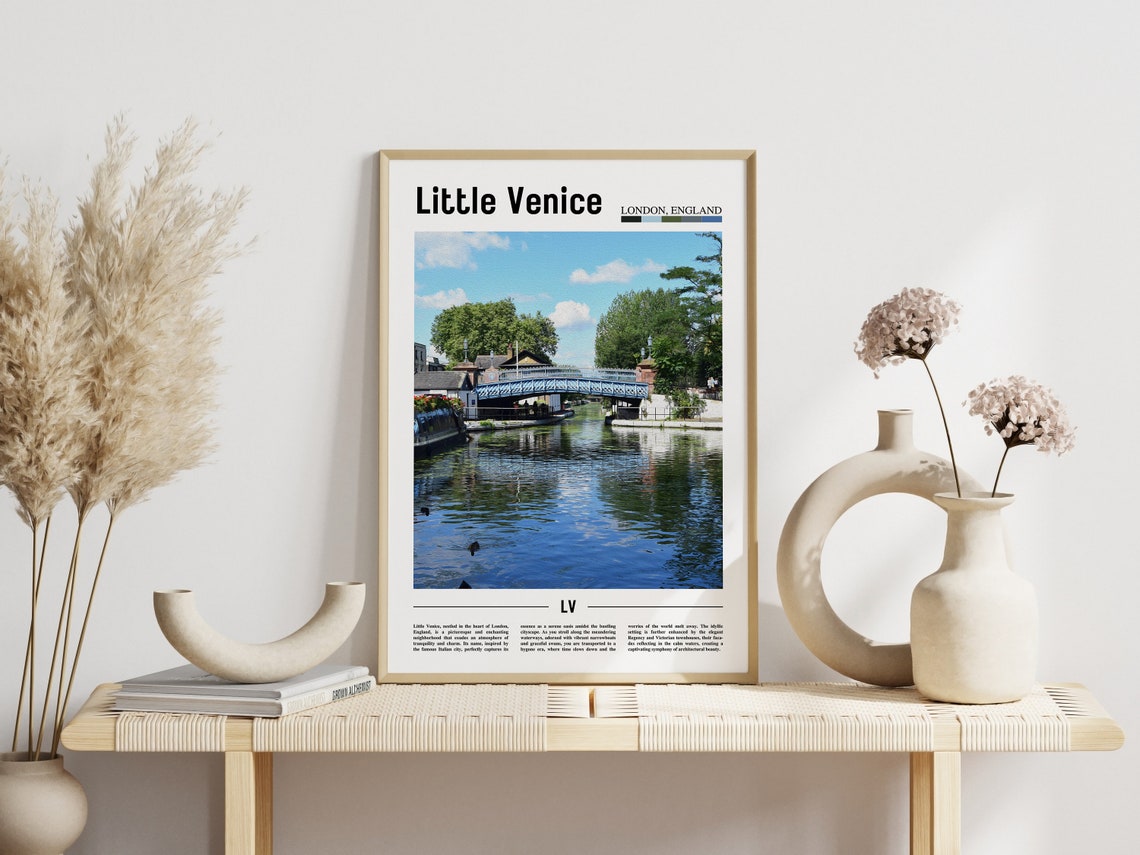 Little Venice Poster Little Venice Print Little Venice Wall Art Europe Photo Europe Poster Europe Print Travel Poster - Image 3