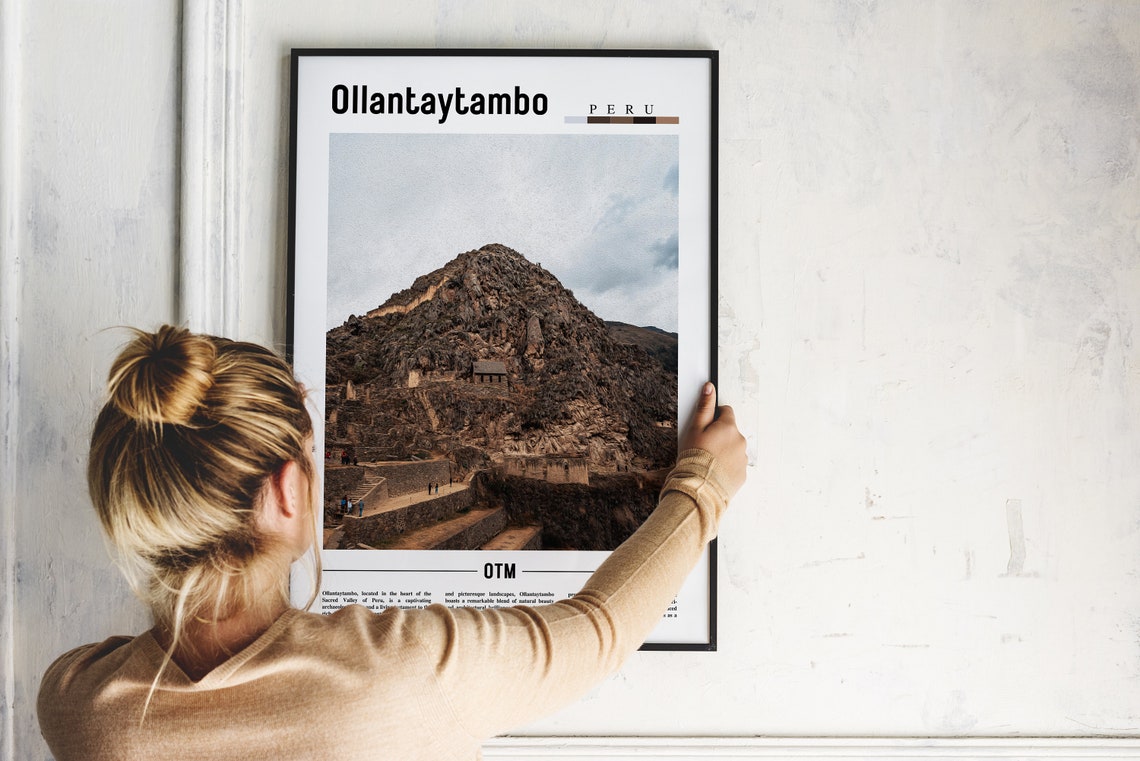 Ollantaytambo Peru Inca Ruins Temple Hill Ancient Fortress Poster - Image 2