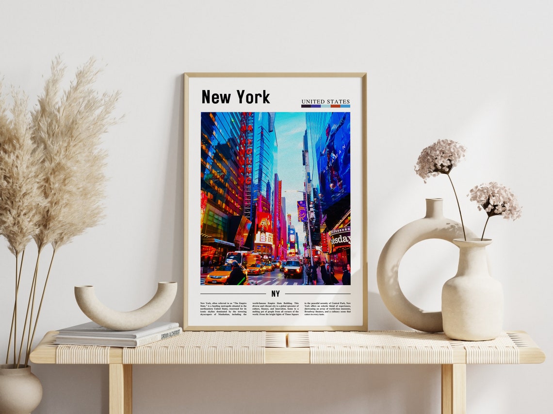 New York Poster New York Print New York Wall Art Ny Photo Ny Poster Ny Print New York Photo Travel Poster - Image 3