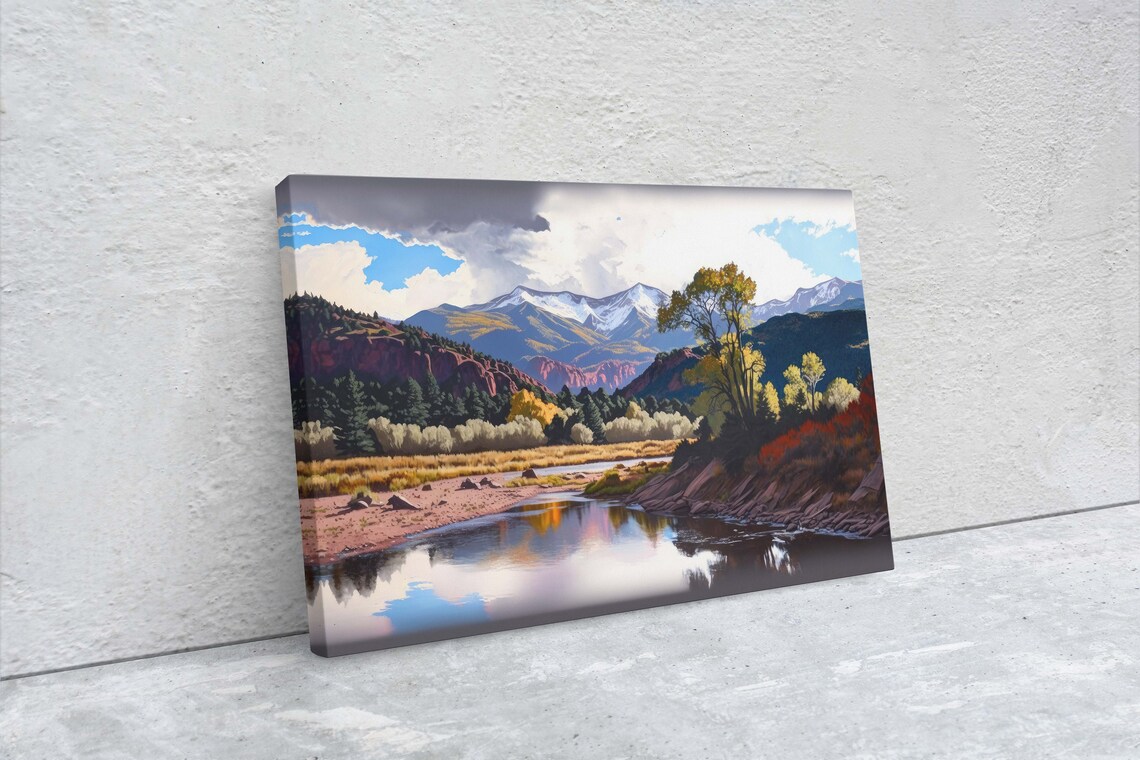 Redstone Colorado Rocky Mountains Landscape Art Print - Image 2