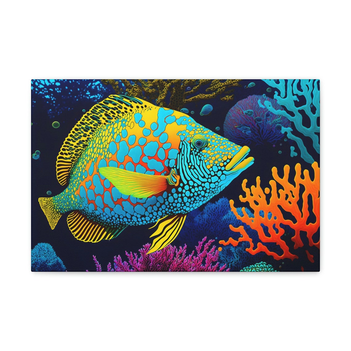 Barrier Reef Ocean Pop Art Print
