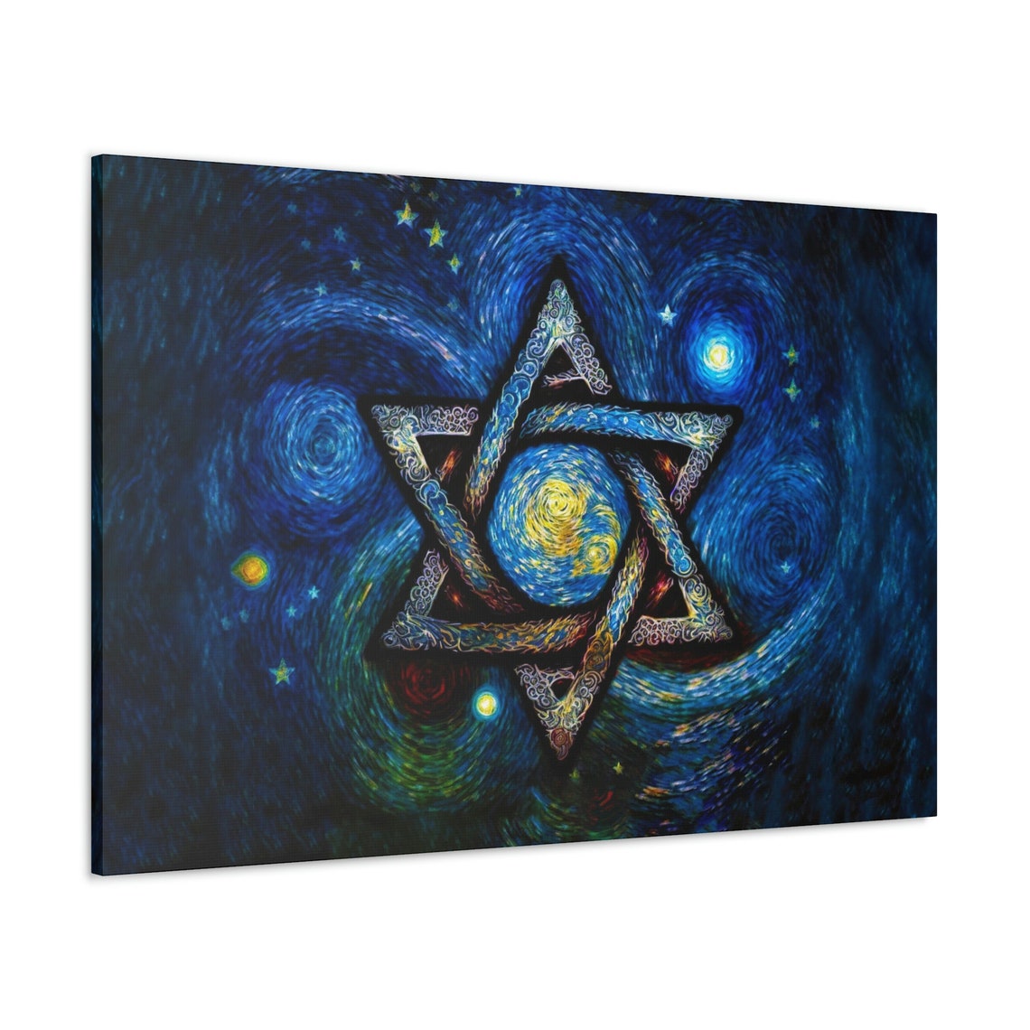 Star Of David Abstract Art Print - Image 3