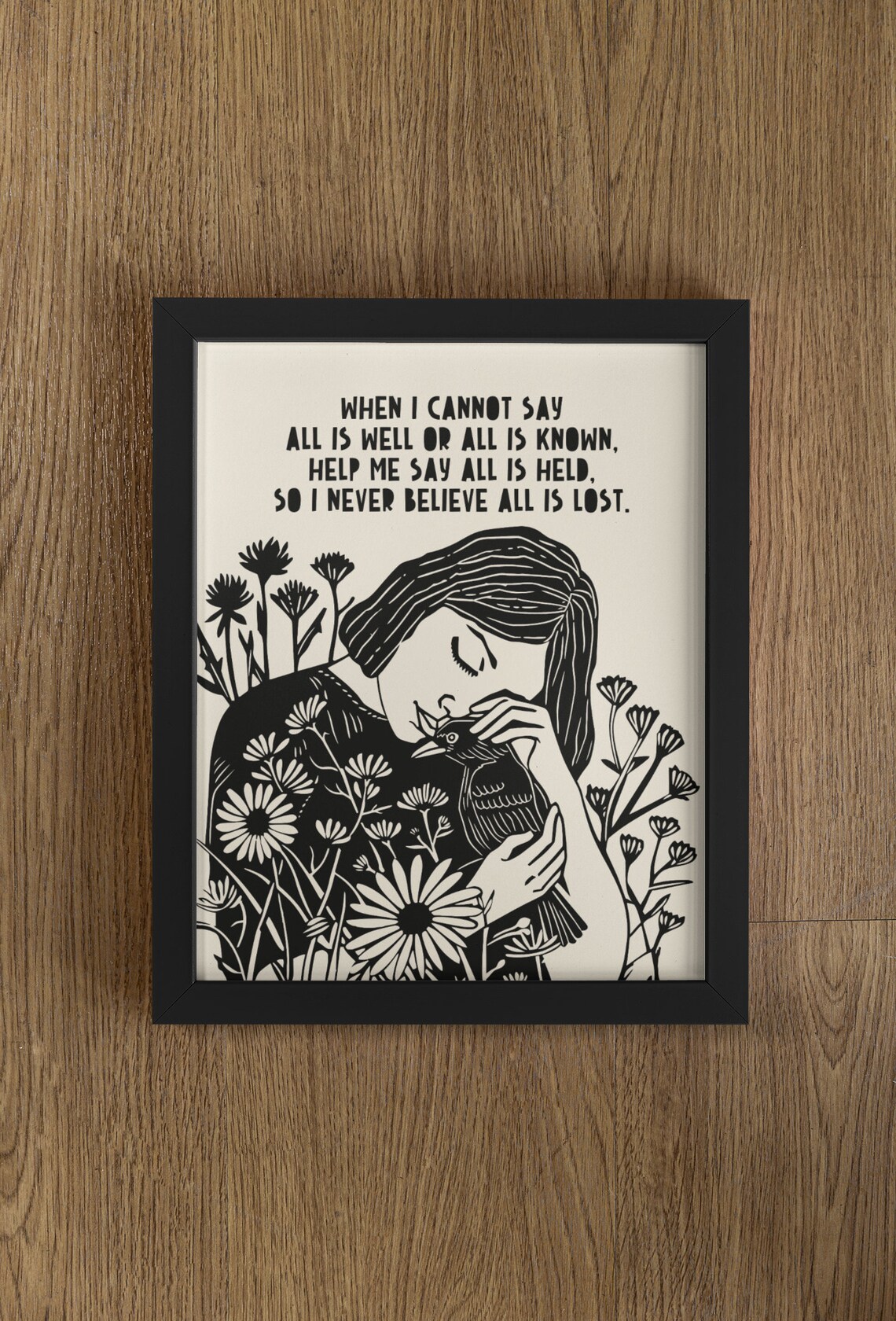 Never Believe All Is Lost, Mental Health Poster