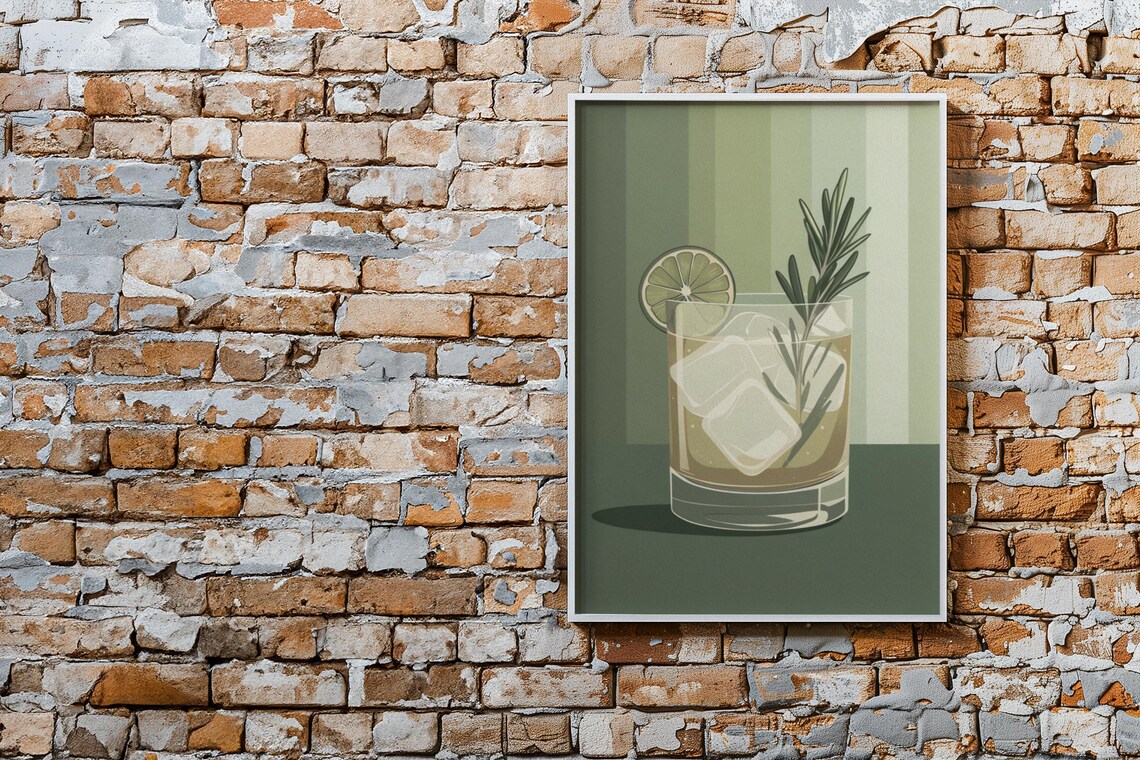 Art Deco Whiskey Glass Poster, Luxurious Decor - Image 5
