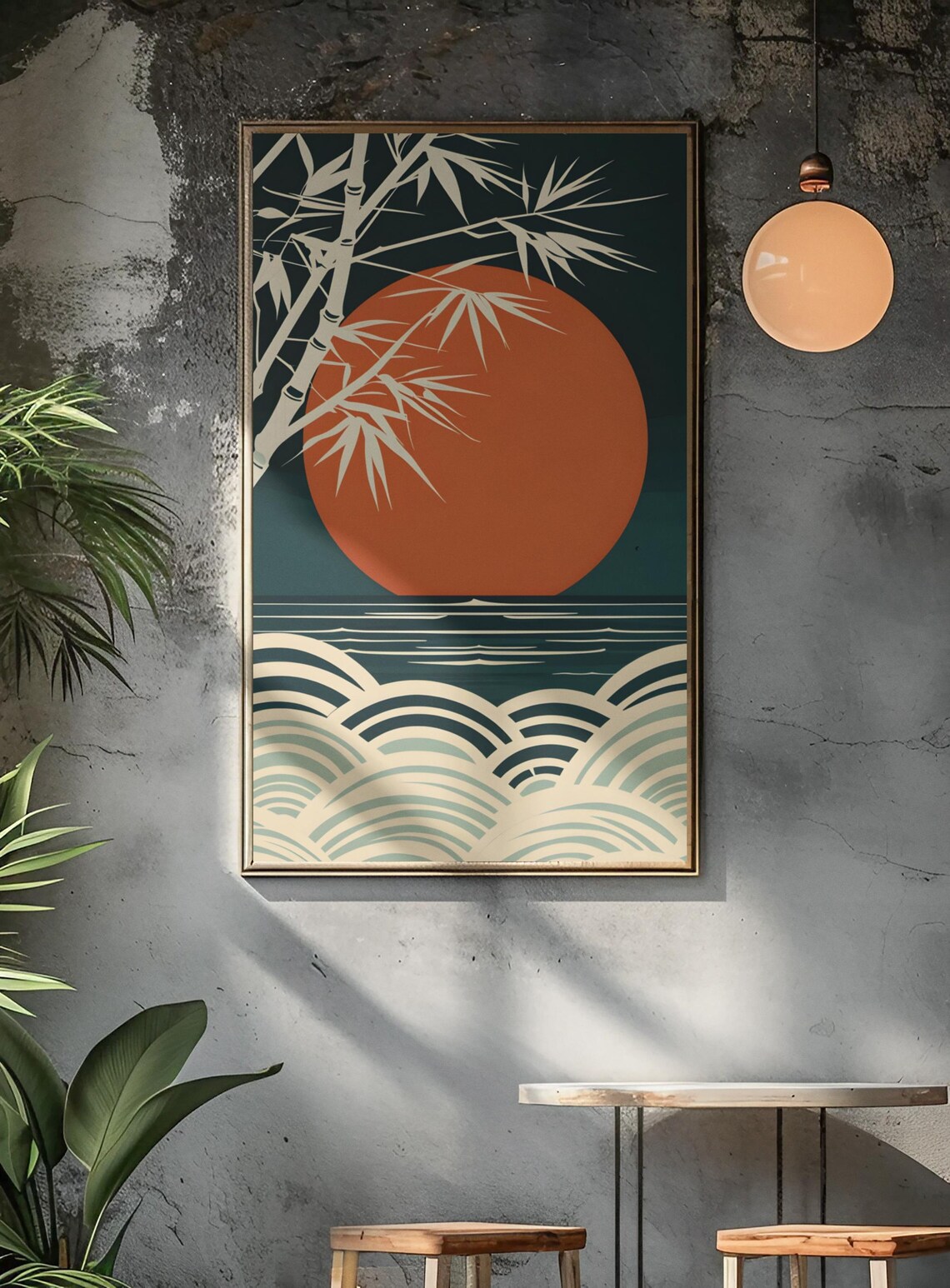 Modern Japanese Style Art Print - Image 8