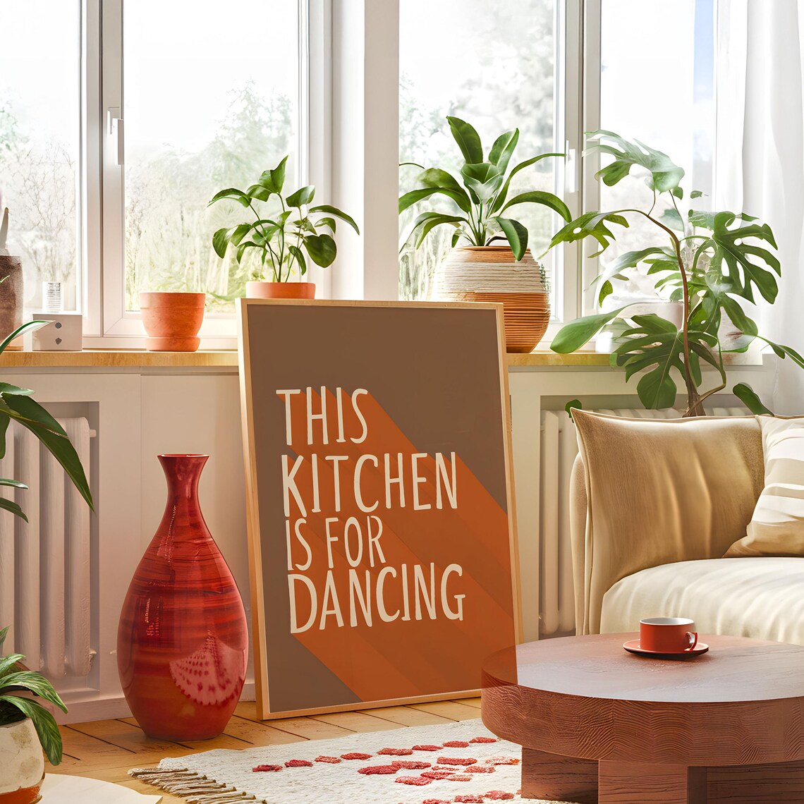 This Kitchen Is For Dancing, Rustic Home Decoration - Image 6
