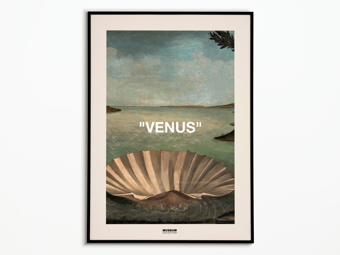 Venus Botticelli Poster, Renaissance Art Print