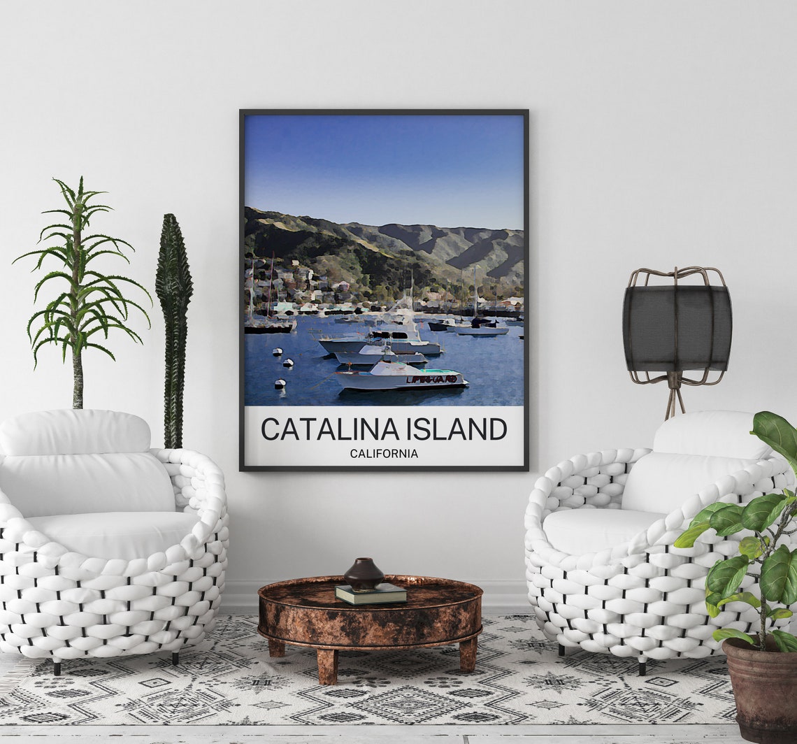Catalina Island Catalina Island Print Catalina Island Wall Art Catalina Island Poster Catalina Island Wall Decor Catalina Island - Image 3