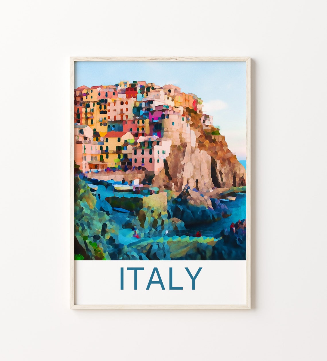 Italy Travel Print Italy Wall Art Positano Art Positano Print Positano Art Print Italy Poster Positano Poster Travel Poster Print