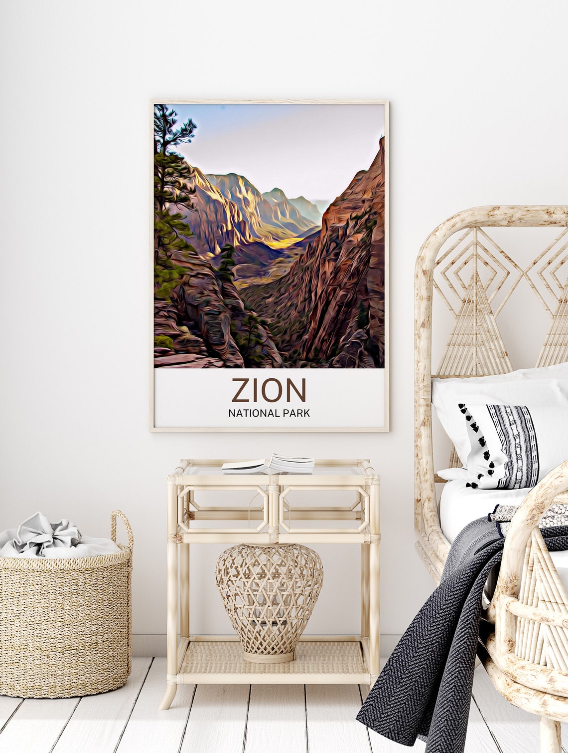 Zion National Park Zion National Park Print Zion National Park Wall Art Zion National Park Poster Zion National Park Wall Decor - Image 2