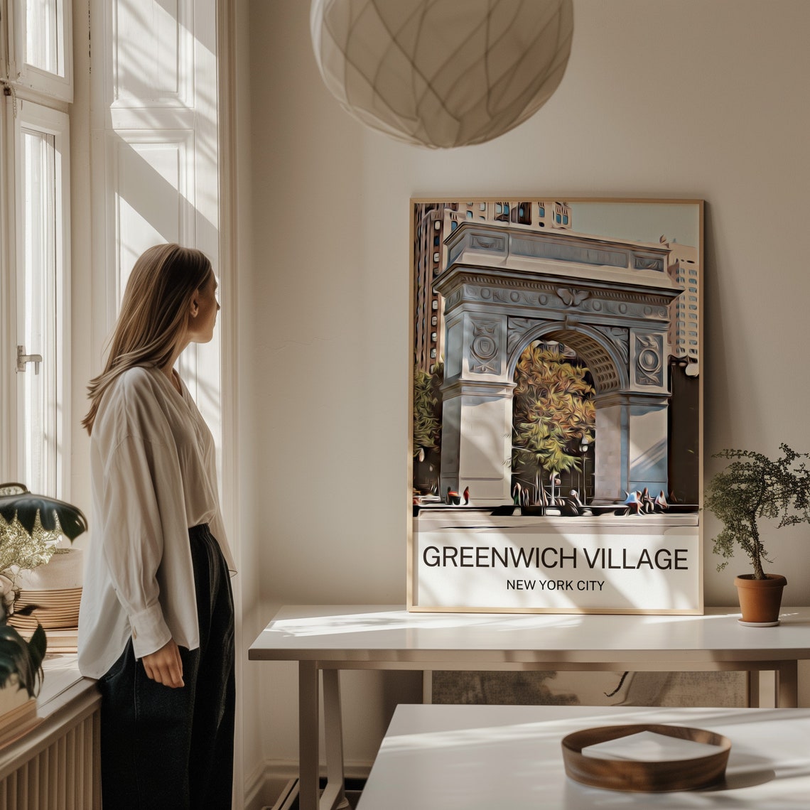 Greenwich Village Print Greenwich Village Art Greenwich Village Wall Art Greenwich Village Art Print Manhattan New York Print Nyc - Image 2