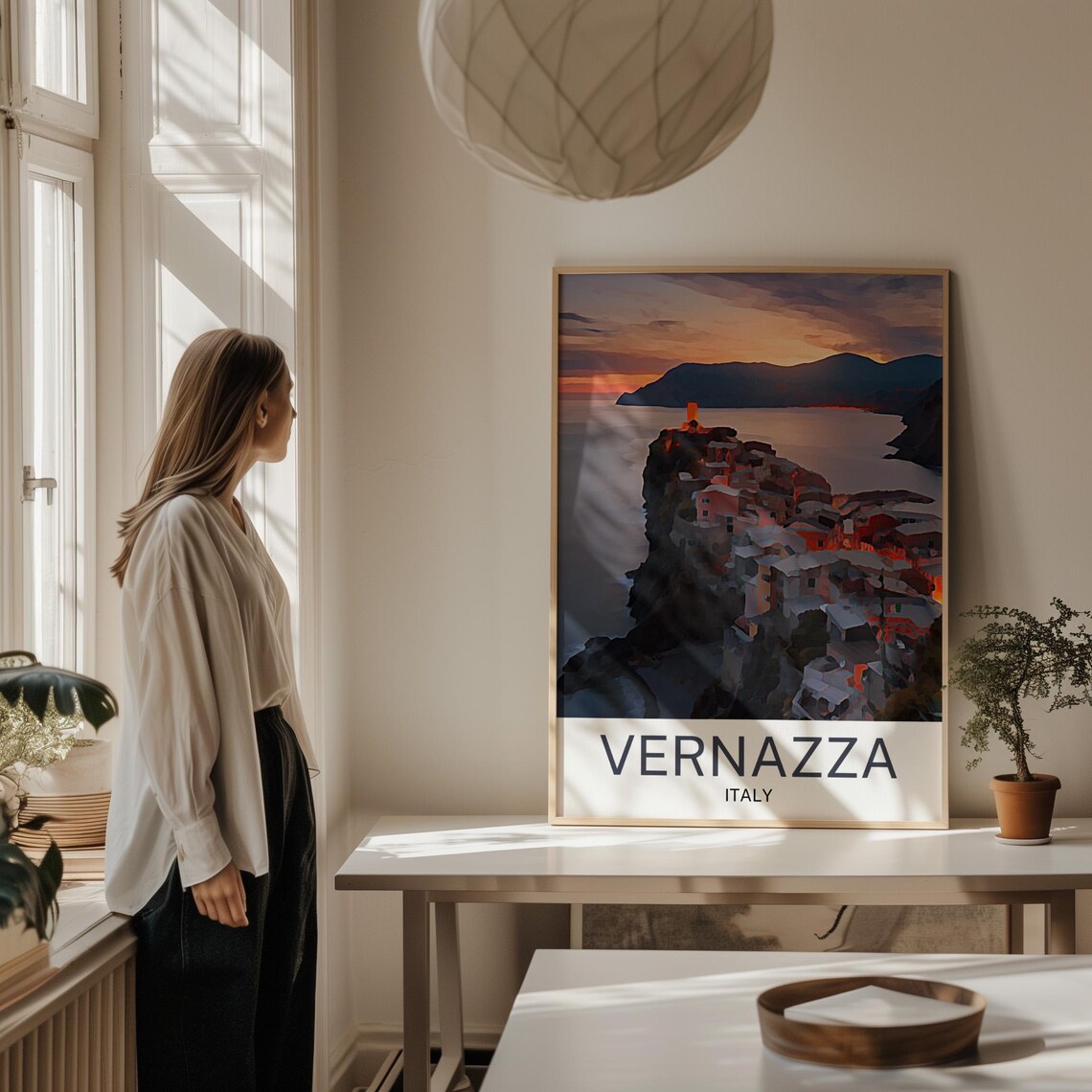 Vernazza Travel Print Vernazza Wall Art Vernazza Poster Vernazza Art Print Vernazza Artwork Unique Birthday Wedding Gift - Image 2