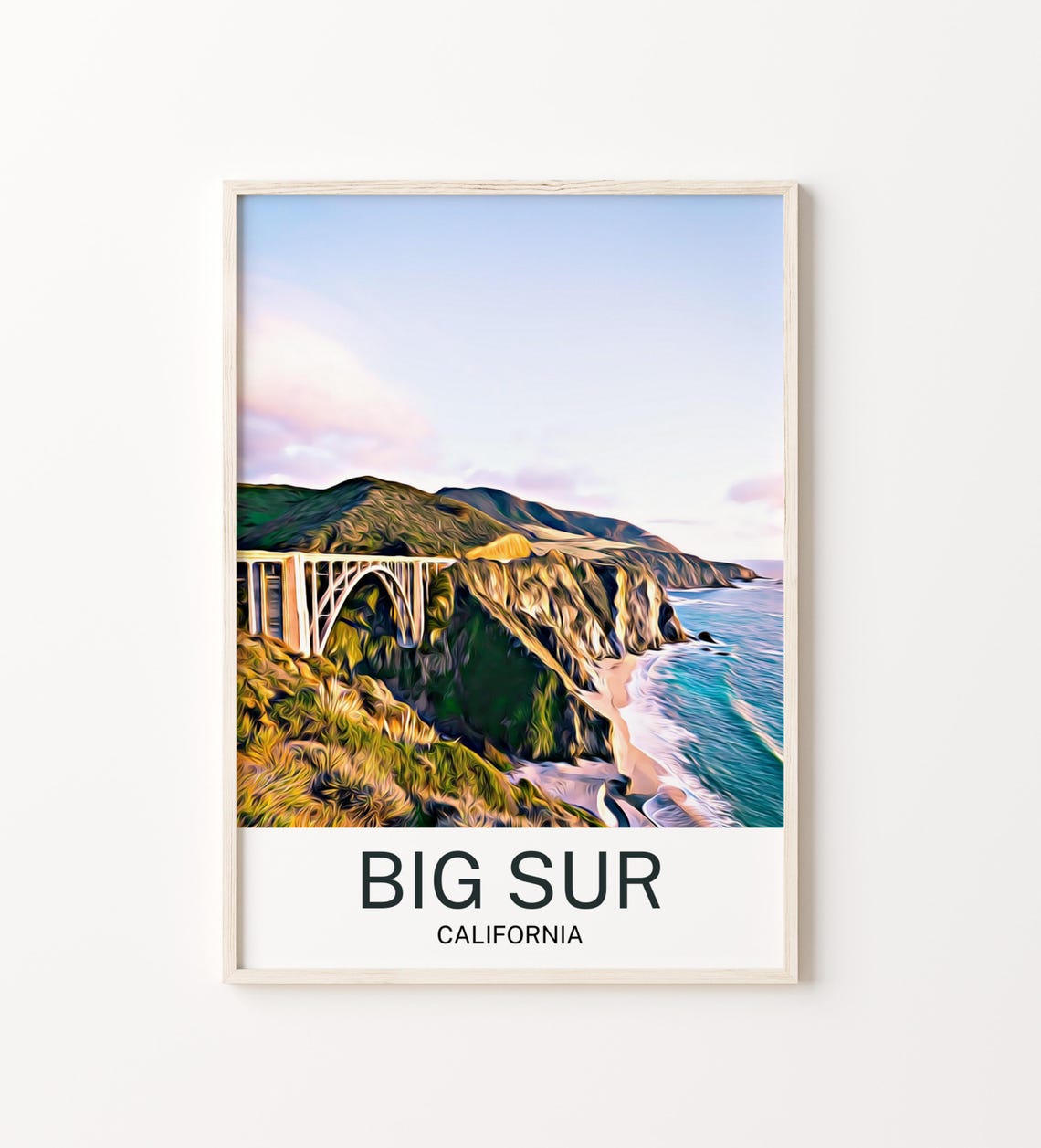 Big Sur Print Big Sur Wall Art Big Sur Poster Big Sur Art Big Sur Art Print Big Sur Painting Big Sur Photo Big Sur California