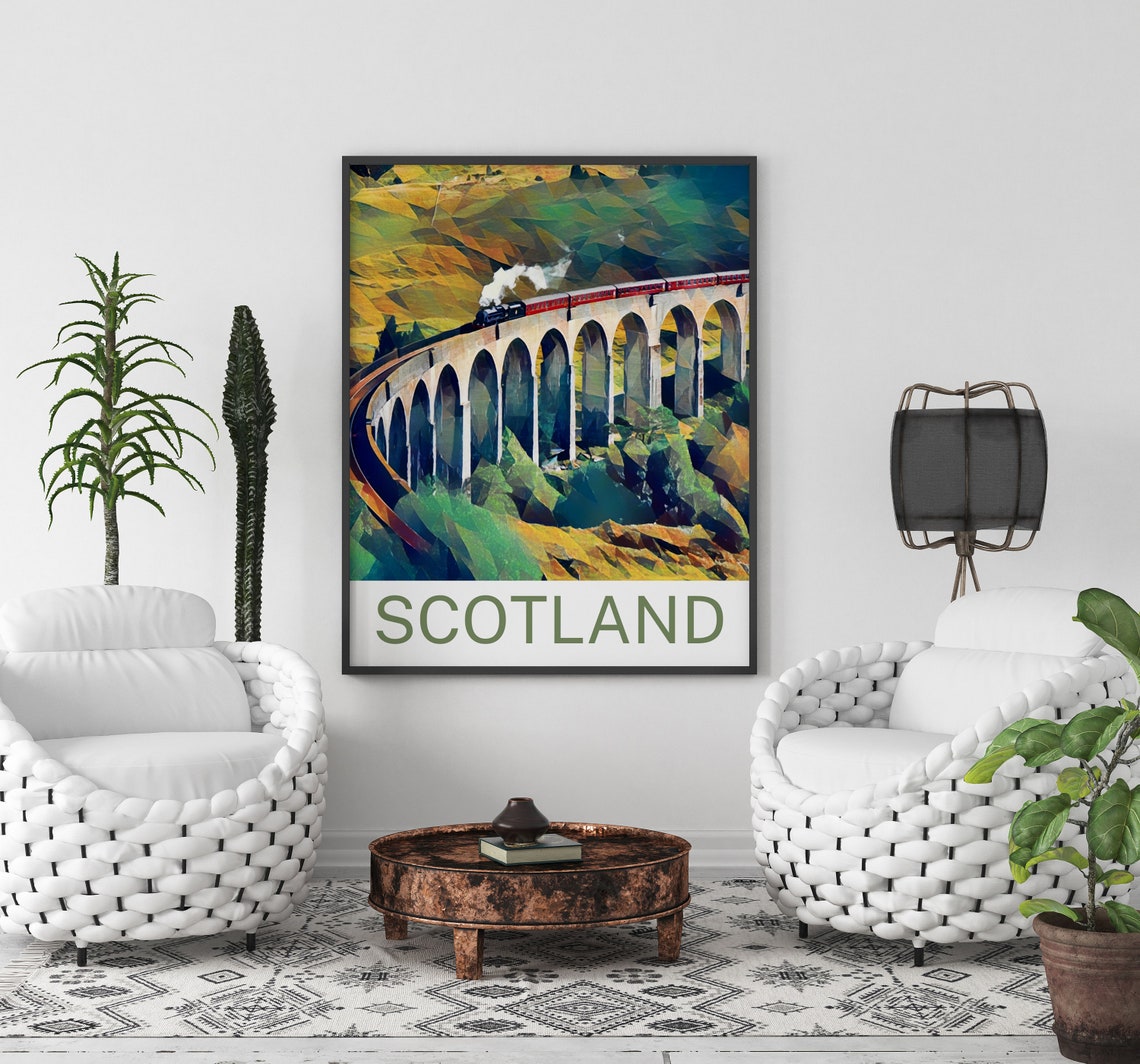 Scotland Scotland Print Scotland Wall Art Scotland Poster Scotland Wall Decor Scotland Souvenir Scotland Poster Scotland Gift Travel - Image 3