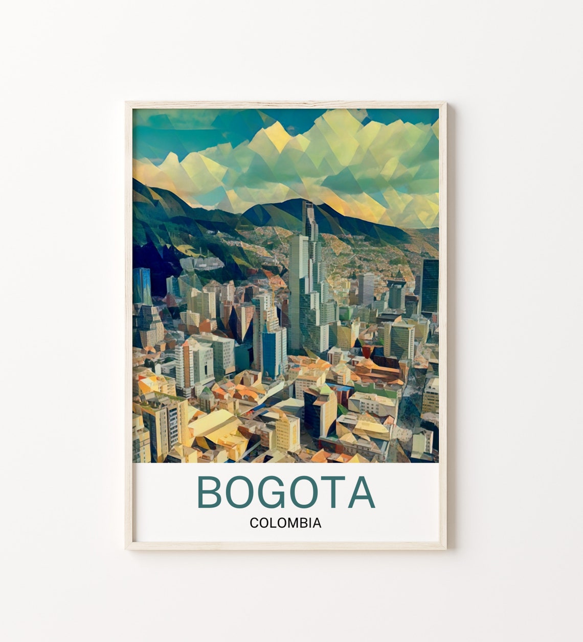 Bogota Print Bogota Art Bogota Wall Art Bogota Art Print Bogota Artwork Bogota Poster Bogota Decor Bogota Travel