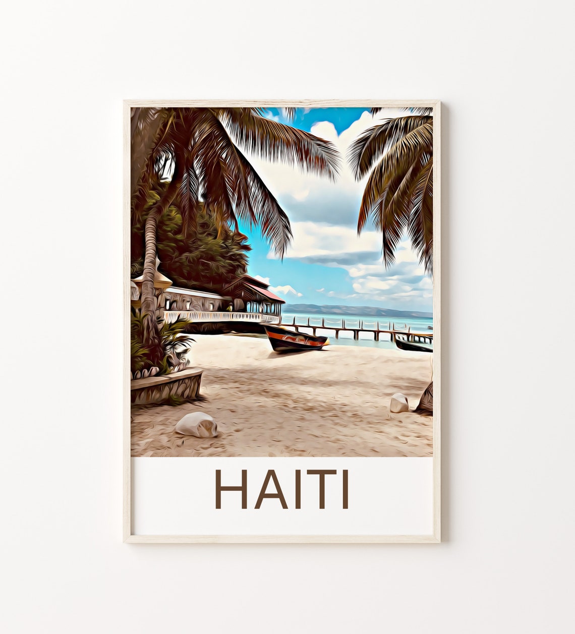 Haiti Haiti Print Haiti Wall Art Haiti Poster Haiti Wall Decor Haiti Souvenir Haiti Painting Haiti Gift Haiti Poster Print Travel