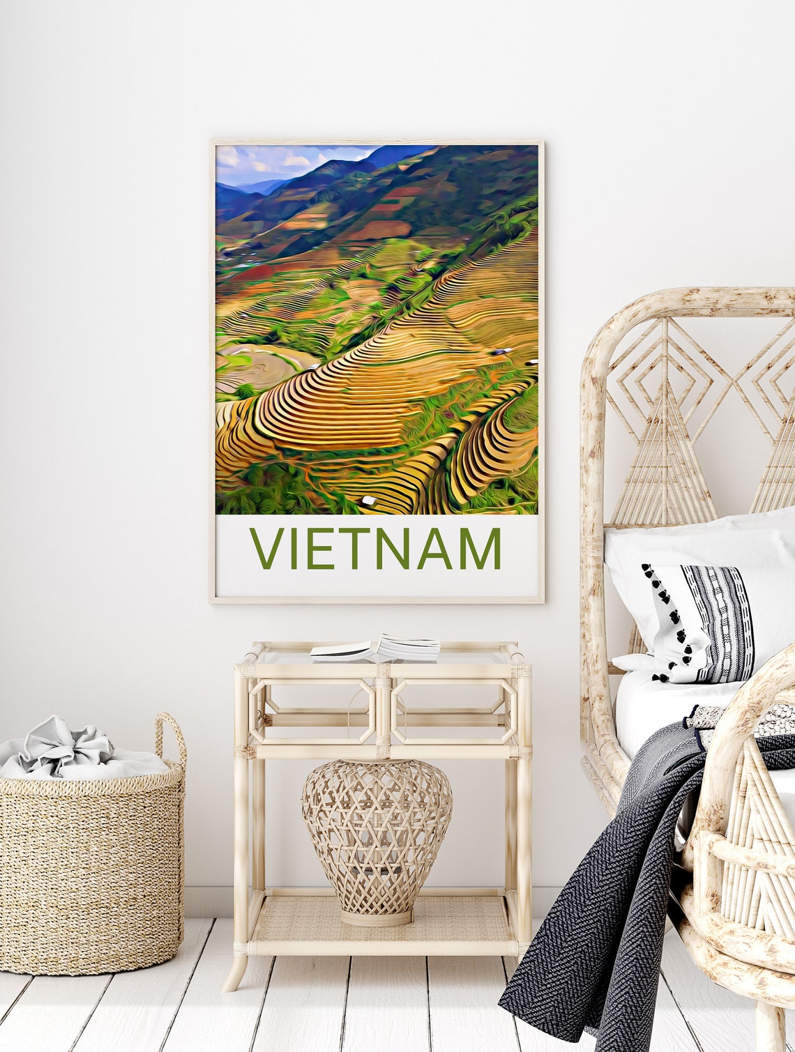 Vietnam Vietnam Print Vietnam Wall Art Vietnam Poster Vietnam Wall Decor Vietnam Souvenir Vietnam Poster Vietnam Gift Travel - Image 2