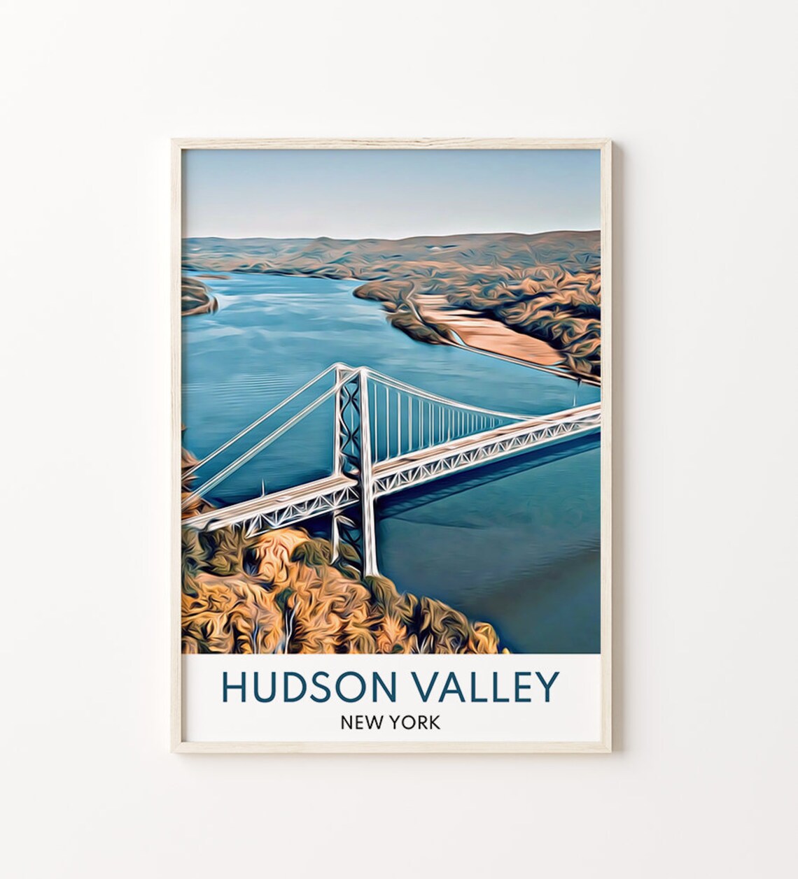 Hudson Valley Print New York Print New York Art New York Art Print Hudson Valley City Prints Hudson Valley Wall Art New York Travel