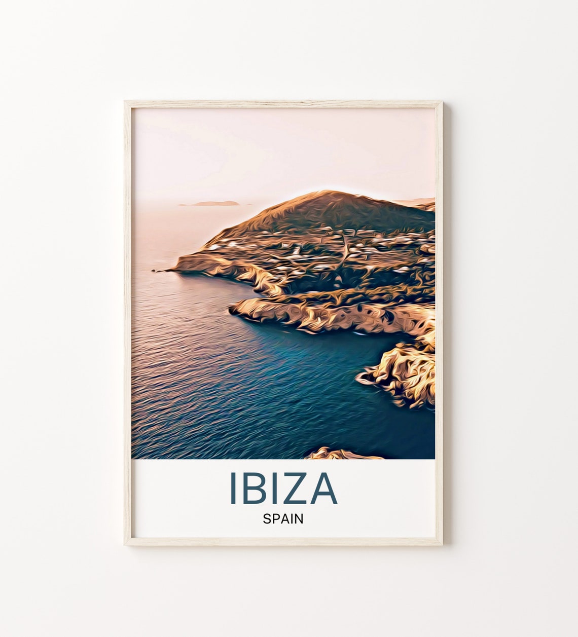 Ibiza Travel Print Ibiza Wall Art Ibiza Art Ibiza Artwork Ibiza Art Print Ibiza Gift Ibiza Poster Ibiza Travel Poster Print